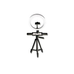 RINGLIGHT STAND WITH PHONE HOLDER SJ50 BLACK RINGLIGHT STAND WITH PHONE HOLDER SJ50 BLACK